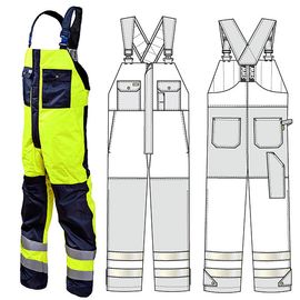 Полукомбинезон 43AC-TWILL-15/71 SWW купить оптом и в розницу в интернет-магазине tis-tex.ru — 1