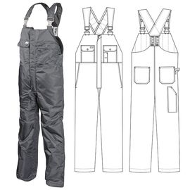 Полукомбинезон 42B-TWILL FZ-58 SWW купить оптом и в розницу в интернет-магазине tis-tex.ru — 1