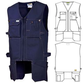 Жилет рабочий 511T-FAS-14 SWW купить оптом и в розницу в интернет-магазине tis-tex.ru — 1