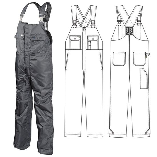 Полукомбинезон 42AC-TWILL-55 SWW купить оптом и в розницу в интернет-магазине tis-tex.ru — 1