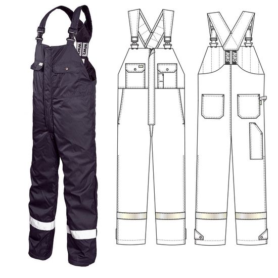 Полукомбинезон 42R-TWILL-90 SWW купить оптом и в розницу в интернет-магазине tis-tex.ru — 1