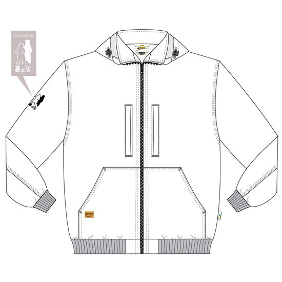 Куртка 475T-CY-55 SWW купить оптом и в розницу в интернет-магазине tis-tex.ru — 6