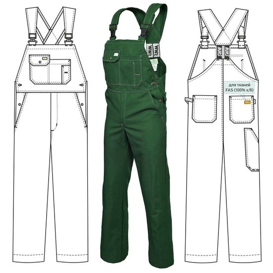 Полукомбинезон 71T-FAS-24 SWW купить оптом и в розницу в интернет-магазине tis-tex.ru — 1