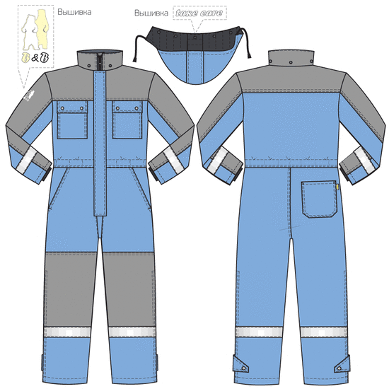 Комбинезон 888N-TWILL-16/58 SWW купить оптом и в розницу в интернет-магазине tis-tex.ru — 3 Комбинезон 888N-TWILL-16/58 SWW купить оптом и в розницу в интернет-магазине tis-tex.ru — 3