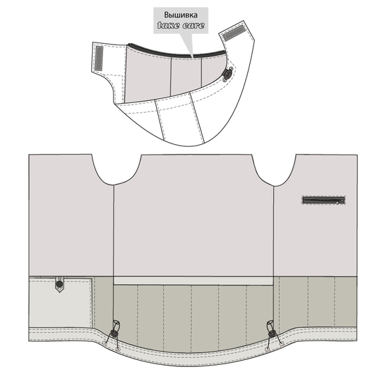 Куртка 622S-TWILL-55 SWW купить оптом и в розницу в интернет-магазине tis-tex.ru — 13
