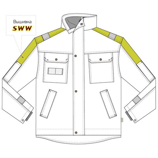 Куртка 634-PP-90/71 SWW купить оптом и в розницу в интернет-магазине tis-tex.ru — 9 Куртка 634-PP-90/71 SWW купить оптом и в розницу в интернет-магазине tis-tex.ru — 9