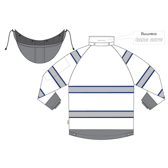 Куртка 4677•ND-TWILL FT-71/15 SWW купить оптом и в розницу в интернет-магазине tis-tex.ru — 6