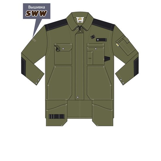 Куртка 450T-CAN-7/90 SWW купить оптом и в розницу в интернет-магазине tis-tex.ru — 1