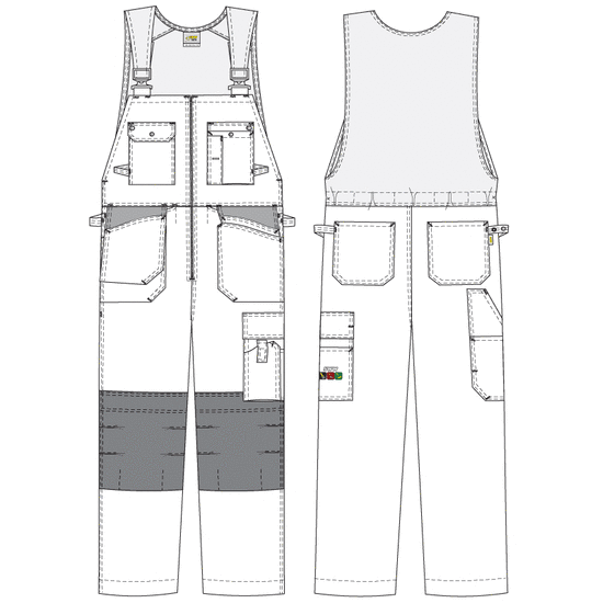 Полукомбинезон 55M-NU-00/55 SWW купить оптом и в розницу в интернет-магазине tis-tex.ru — 7